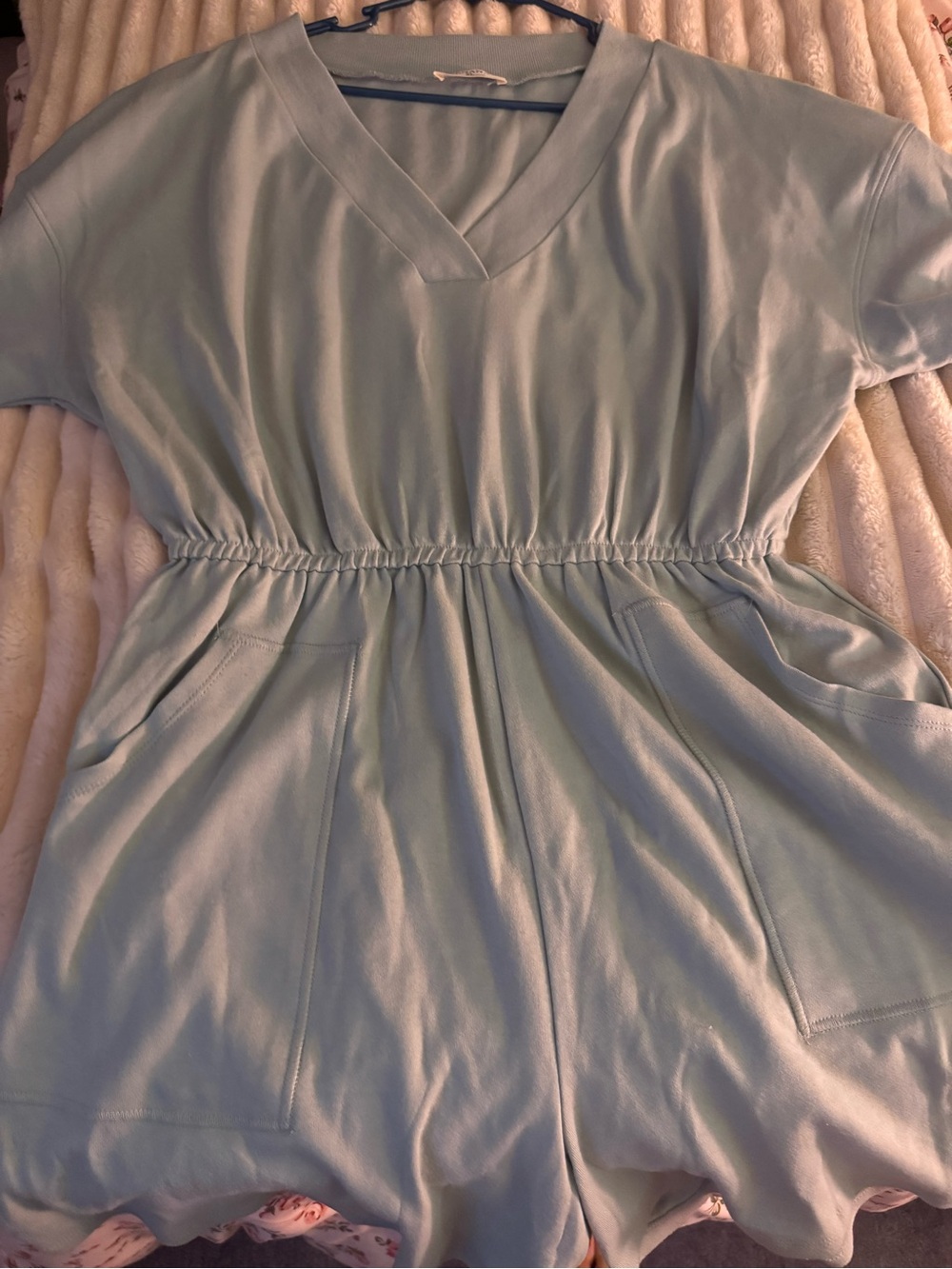 Zenana Outfitters Light Mint Green Romper